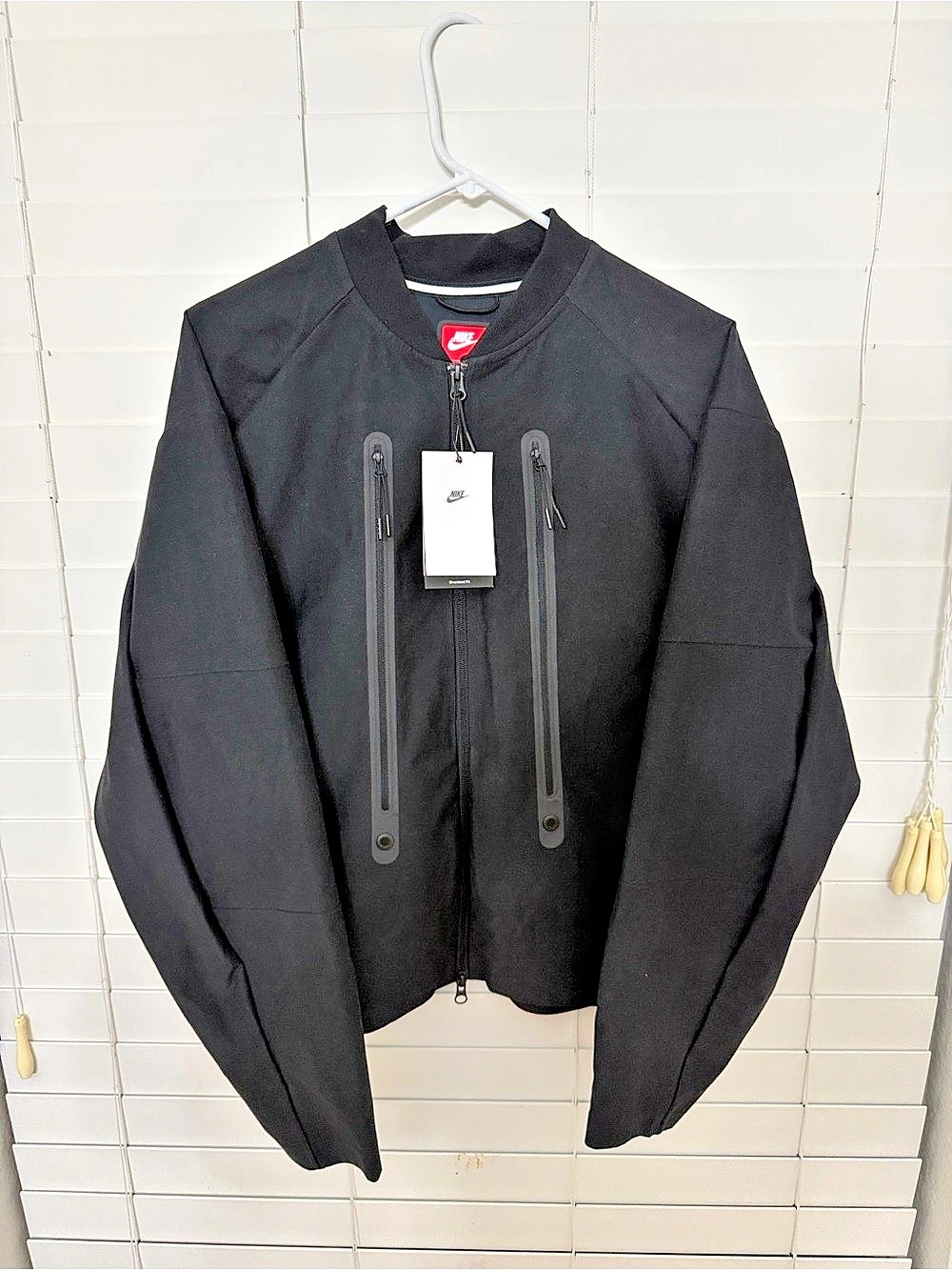 NWT Nike Tech Dri-FIT Shori Bomber Jacket Men'Small Black Small HV0951-010